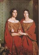 Theodore Chasseriau The Sisters of the Artist (mk09) china oil painting reproduction